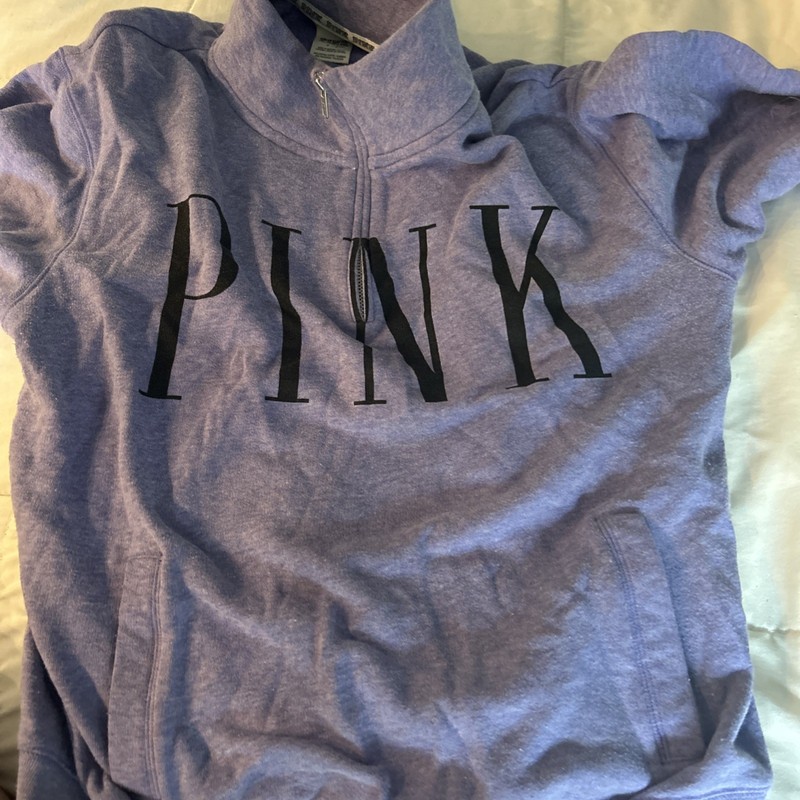 Victoria’s Secret PINK purple collar or high neck jacket size small great condit