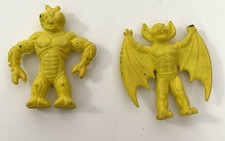 Vintage Diener Space Creatures 2" Rubber Figure Lot Of 2