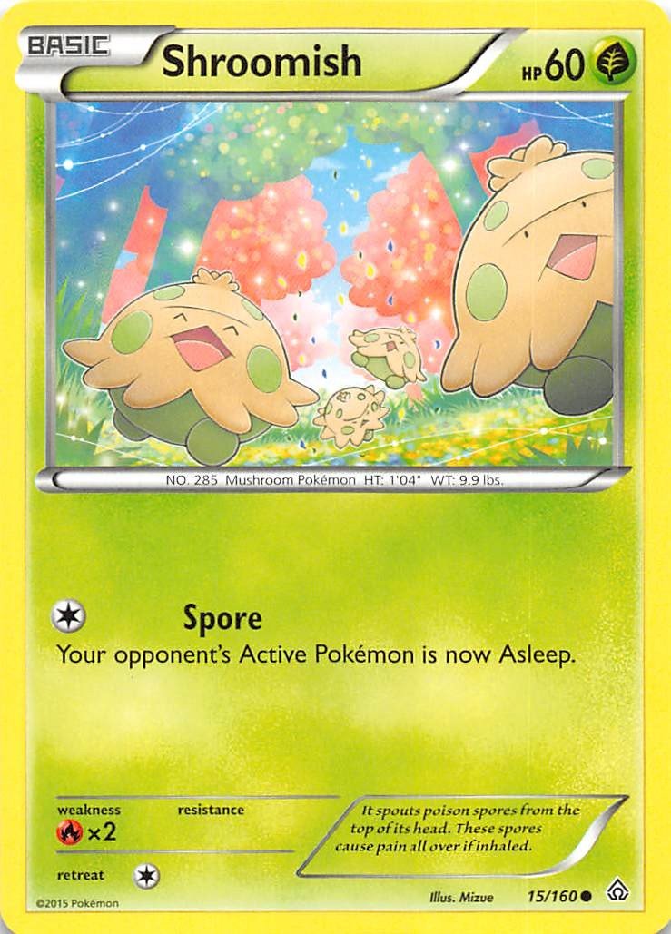Shroomish 15/160 XY Primal Clash Pokemon