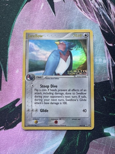 Swellow 32/113 Reverse Holo Stamped MP Pokemon Delta Species