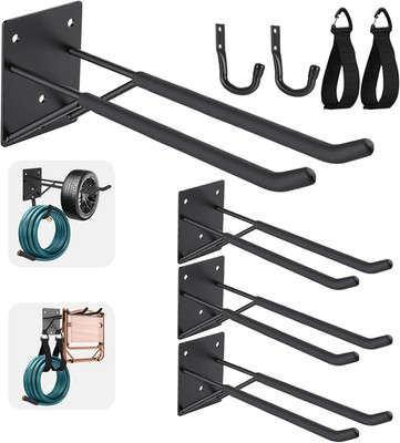 14'' Garage Hooks Heavy Duty 8-Pack - Garage Storage System Hooks, Ladder Hooks f
