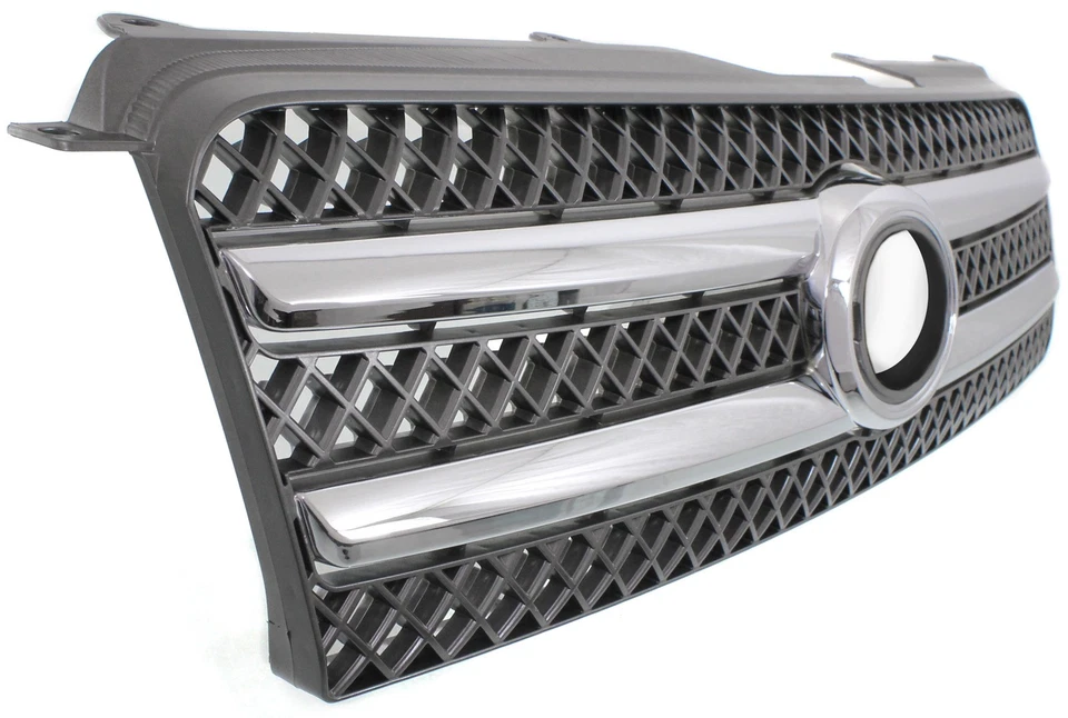 Grille For 2006-2007 Toyota Highlander Black Plastic Foto 3 de 4
