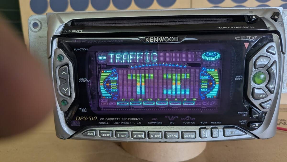 Kenwood DPX-510 2DIN CD Cassette Deck Player Tested | eBay