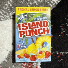 Wyler's Light Island Punch Singles To Go 10 Pack Sugar Free Tropical Drink Mix