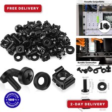 M6 Rack Mounting Screws Cage Nuts Washers 20-Pack Server Cabinet