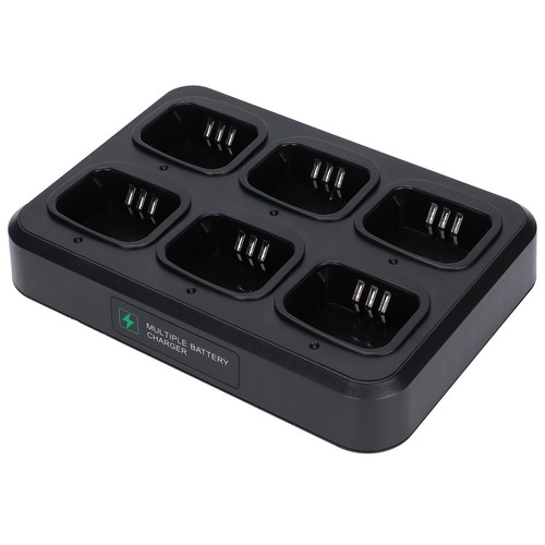 Two Way Radio Six Way Multi Charging Station Rapid Battery Charger Base For SPC - Zdjęcie 4 z 12