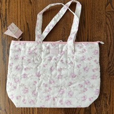 NWT LoveShackFancy x Target x Yoobi Quilted Floral Tote Bag Limited Edition