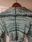 Vintage Women Green & White Gormay Cardigan Sweater w/Tie Double Knit - Sz Med — photo 9