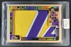2024-25 One and One Bronny James Jr. Rookie Jumbo Memorabilia RC Patch Gold #/10