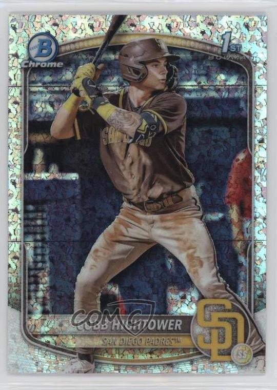 2025 Bowman Chrome Prospects Mini-Diamond Refractor Cobb Hightower #BCP-104