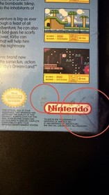 Kirby&rsquo;s Adventure (NES, 1993, Factory Sealed H-Seam with Minor Damage)