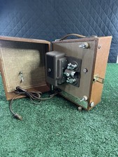 Vtg Keystone Sixty 8mm Film Projector Tested Works w/ Case Reel Video Proof