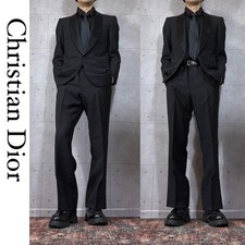 USED MINT CONDITION CHRISTIAN DIOR TUXEDO SET, BLACK VERYGOOD