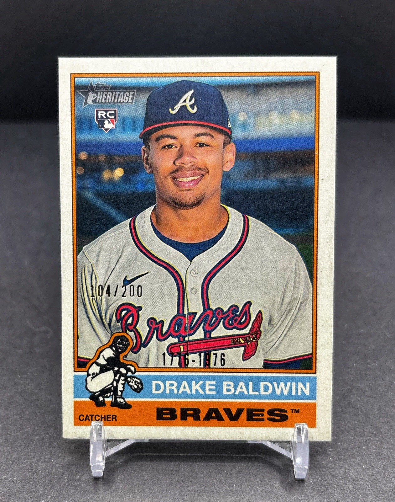 2025 Topps Heritage High - DRAKE BALDWIN - RC Bicentennial #/200 - Braves #561
