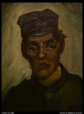 Vincent Van Gogh Portrait of Gysbertus De Groot O 1 Vintage Kunstdruck Poster Wand