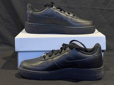 Size 4 GS - Nike Air Force 1 LE Low Triple Black