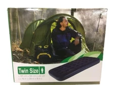 Twin Size Flocked Air Bed Great for Home or Recreational Use