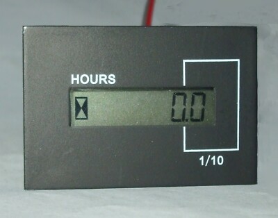 Betriebsstundenzähler, digitale LCD-Anzeige, 12V-48V DC Modell 701 DHM1248-701LN