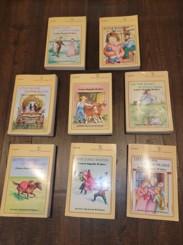 Little House On The Prairie Laura Ingalls Wilder Box Set 1971  1-8 - Picture 1 of 10