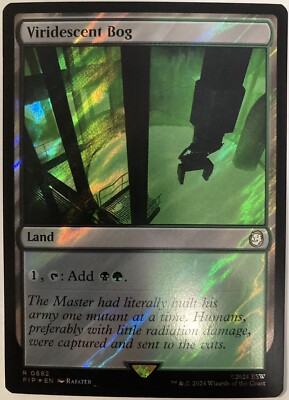 SURGE FOIL Viridescent Bog Fallout Magic MTG Land CARD 1x (0682