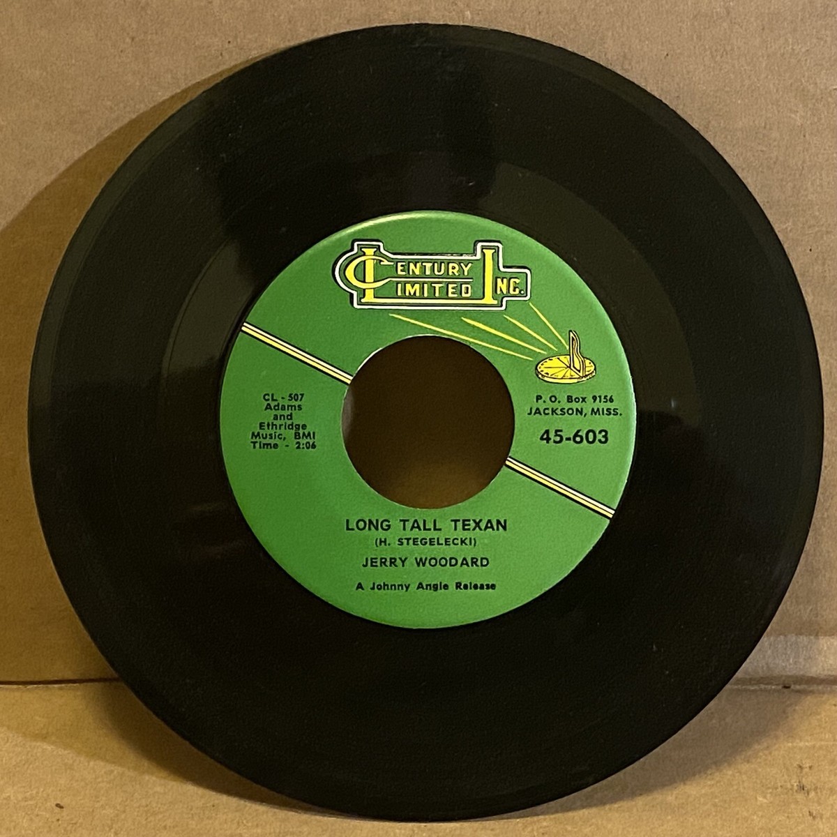 HEAR! RARE EX EARLY ROCK ROCKABILLY 45 Jerry Woodard Long