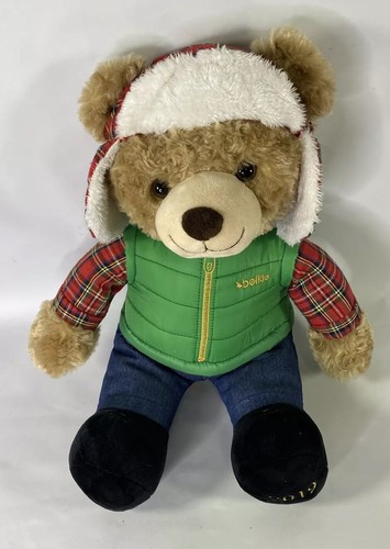 2019 Belkie Bear Green Winter Vest w/ Red Plaid Shirt and Hat - Picture 12 of 12