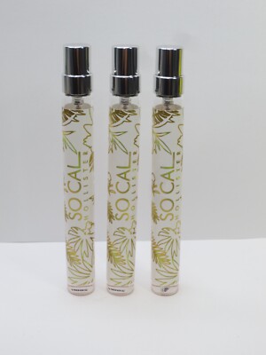 HOLLISTER PURE CALI EAU DE PARFUM SPRAY 0.34 OZ (LOT OF 3)