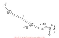 For BMW Genuine Suspension Stabilizer Bar Link Rear 33502284618