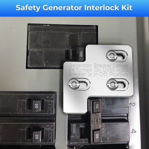 GENERATOR INTERLOCK KIT FOR BOTH QO AND HOMELINE 100 AMP PANELS US - Picture 4 of 12