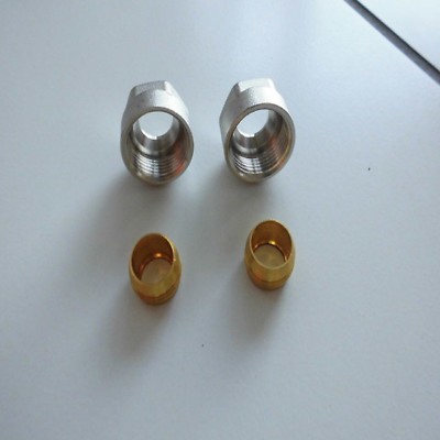 10 x Kupferrohr Klemmverschraubung Eurokonus 3/4'' x 15 /1 mm für Stahl/CU-Rohr.