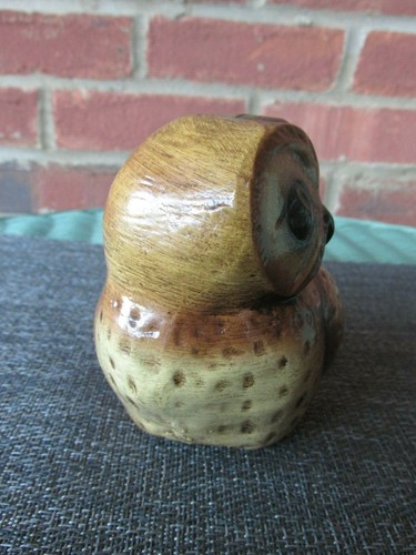Vintage J. Orzeck BIG EYE BARN Owl Figurine MADE IN NEW ENGLAND - Picture 2 of 5
