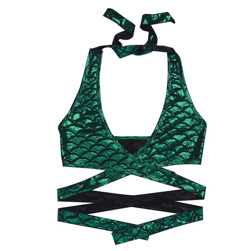 Mujeres Camisa con cordones hueca torso recortada sin espalda Correa de espagueti Chaleco Prendas para el torso - Imagen 24 de 24