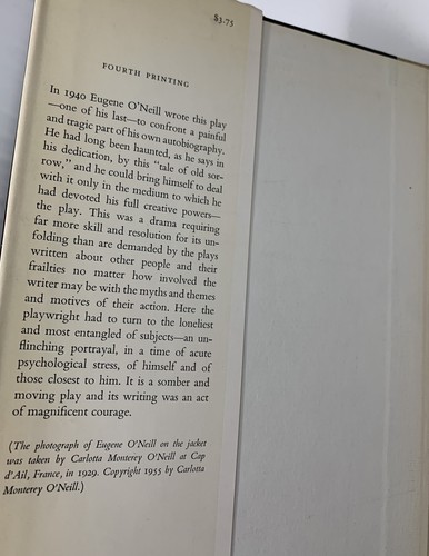 Long Day's Journey into Night Eugene O'Neill 1956 First Edition Hardcover Book - Picture 7 of 16