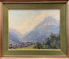 TRAVAGLIA SILVIO (Monselice, 1880 - Padova, 1970) TONADICO olio su tavola s. d. 