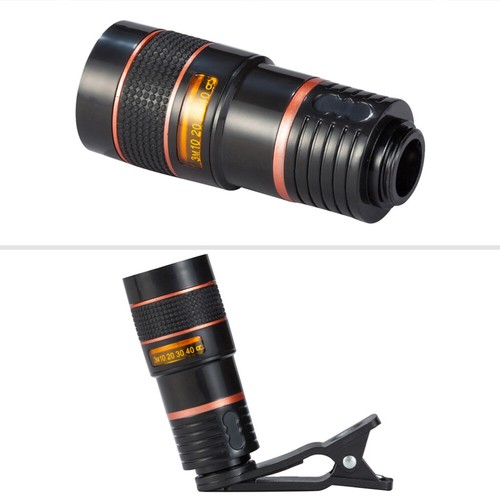 8 X Telephoto Lens Telescope Telescopic Cellphone Mobile External Smartphone - Zdjęcie 10 z 11