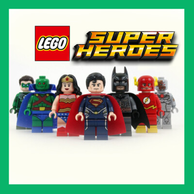 ORIGINAL LEGO MINIFIGUREN - SUPERHEROES SUPERHELDEN - AUS SET
