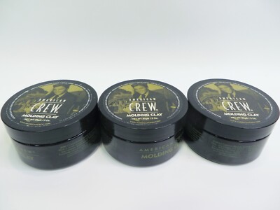 AMERICAN CREW MOLDING CLAY 3 OZ (Lot of 3)