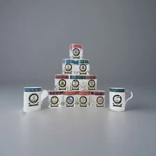 10-SCOTTISH Mixed CLANS CREST  BAR GLASSES & 2 Coffee Mugs  SCOTTCREST Like Nu