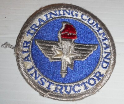 US Air Force - Air Training Command Instructor Embroidered Patch 3'' diameter