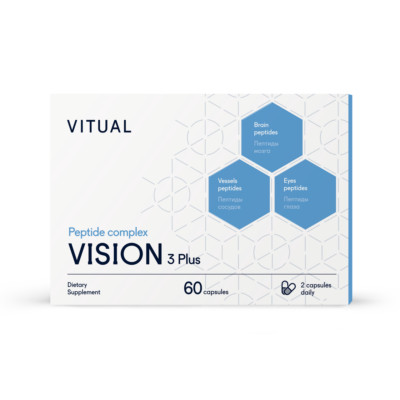 VISION 3 Plus Peptide Complex includes A-3 Ventfort A-5 Cerluten A-11 Visoluten