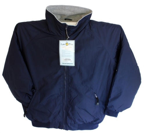 LAWPRO BY QUARTERMASTER TEMPEST JACKET NAVY COAT W/ GREY FLEECE LINING 2X-LARGE - Picture 6 of 7