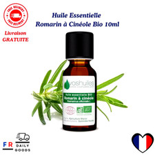 Huile Essentielle BIO De Romarin À Cinéole - 10ml - 100% Pure et Naturelle Frais