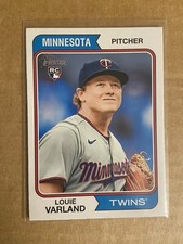 Louie Varland 2023 Topps Heritage #46 Minnesota Twins RC Rookie