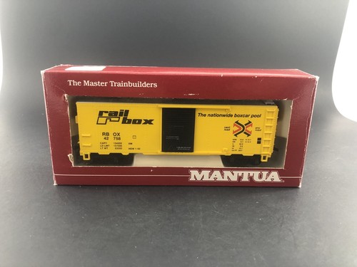 Mantua, 734-232, pesado 41’ vagón de caja de acero #42758 caja de rieles envío combinado $1,99 por mult | Zustand: New