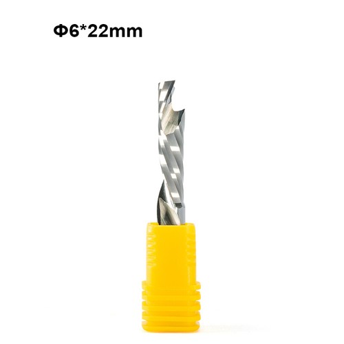 Single Flute Compression UP & DOWN Cutter Tool Solid Carbide CNC Wood Cutters - Picture 12 of 13