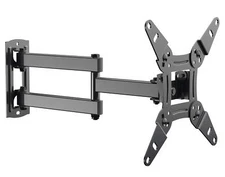 Full Motion TV Monitor Wall Mount Bracket Articulating Arms Swivel Tilt Exten...