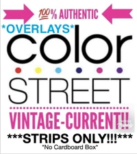 Color Street **OVERLAYS**DISCOUNTED**NO BOX***Factory-Sealed Nail Strips Only***