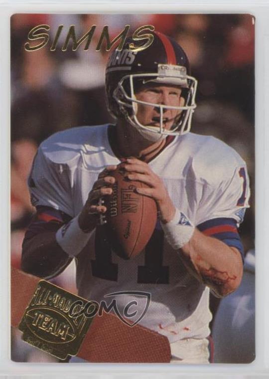 1994 Action Packed All-Madden Team 24k Gold Phil Simms #27G