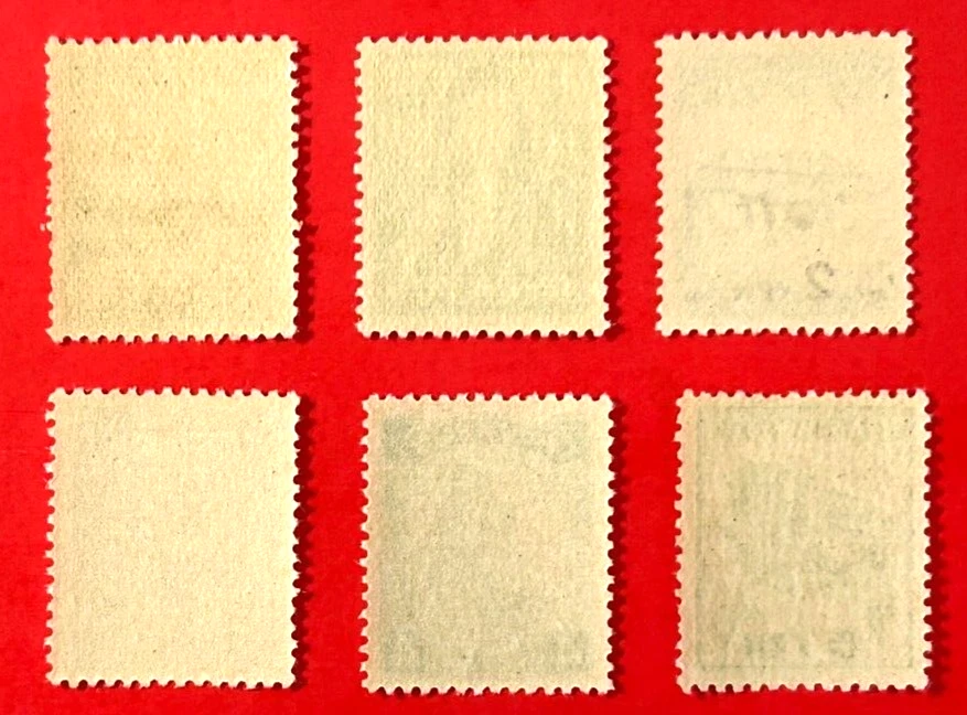 RYUKYUS ISLANDS Sc#8-13 Compl.set Mint NH (3y Value=VLH mark) OG VF/XF (12-343) - Image 2 of 4