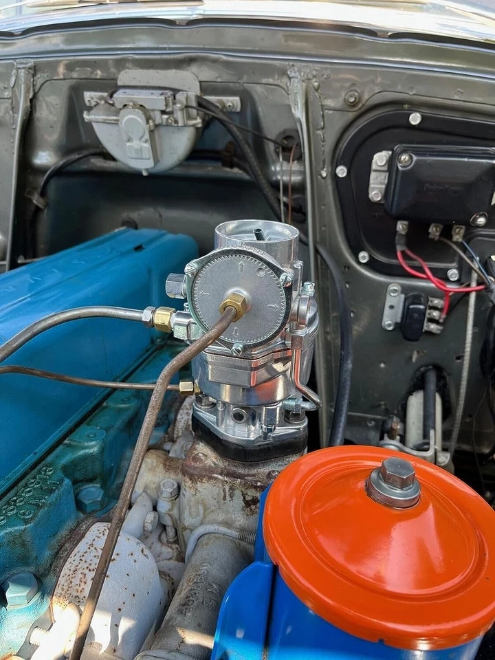 Carburador Rochester BC 1 bbl con obturador automático motor 235 Ci 6 cilindros 1950-1956 Chevy Foto 4 de 4